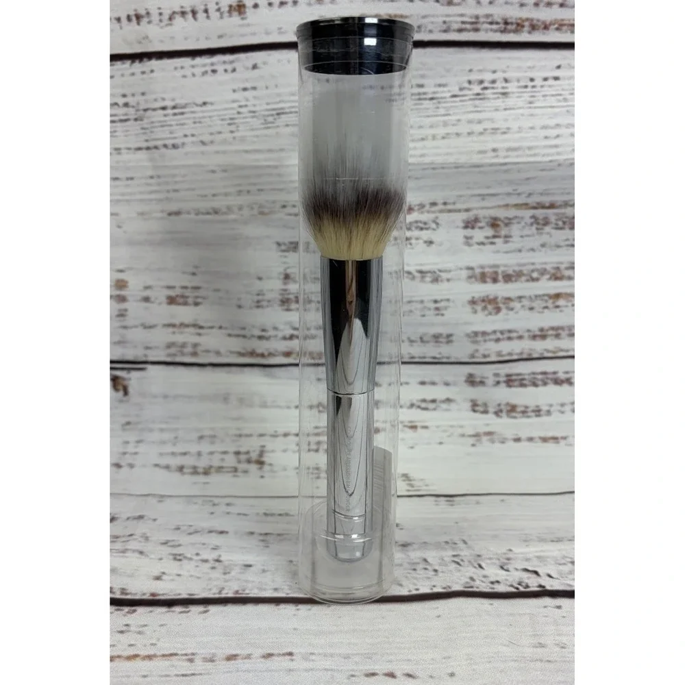 IT Cosmetics CC+ Double Airbrush Ball Powder Brush NEW SEALED Dual Fiber